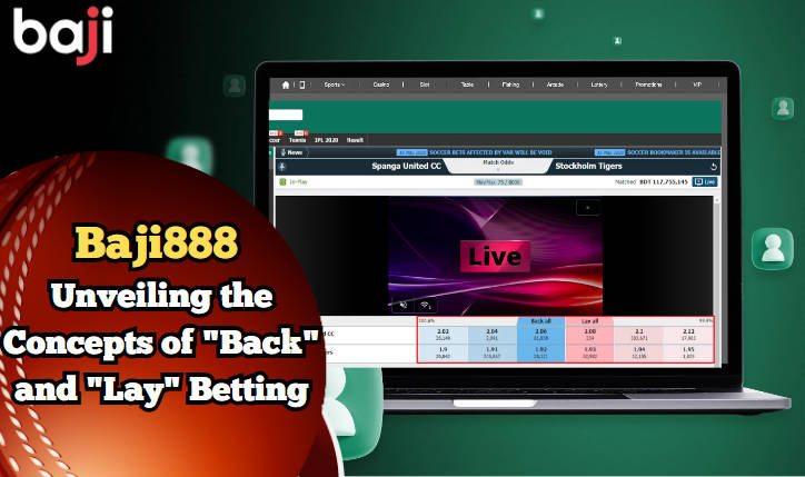 Decoding Baji888 Betting Exchange Unveiling the Concepts of Back and Lay Betting